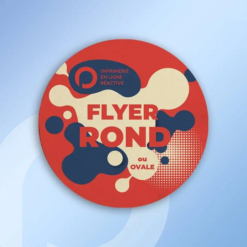 Tutoriel pour créer un flyer découpé, un flyer rond