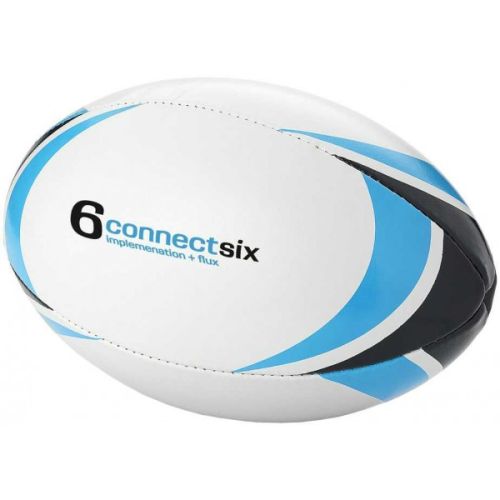 Ballon de rugby publicitaire