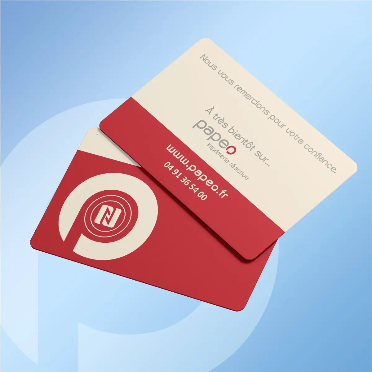 carte de visite connectée nfc