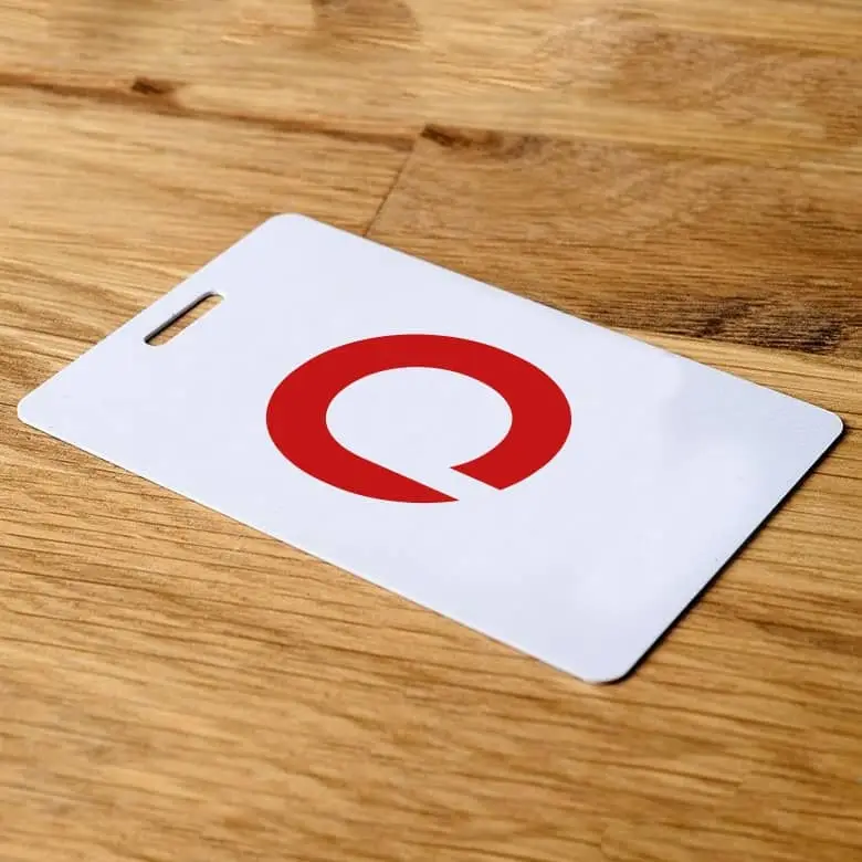 cartes pvc avec perforation