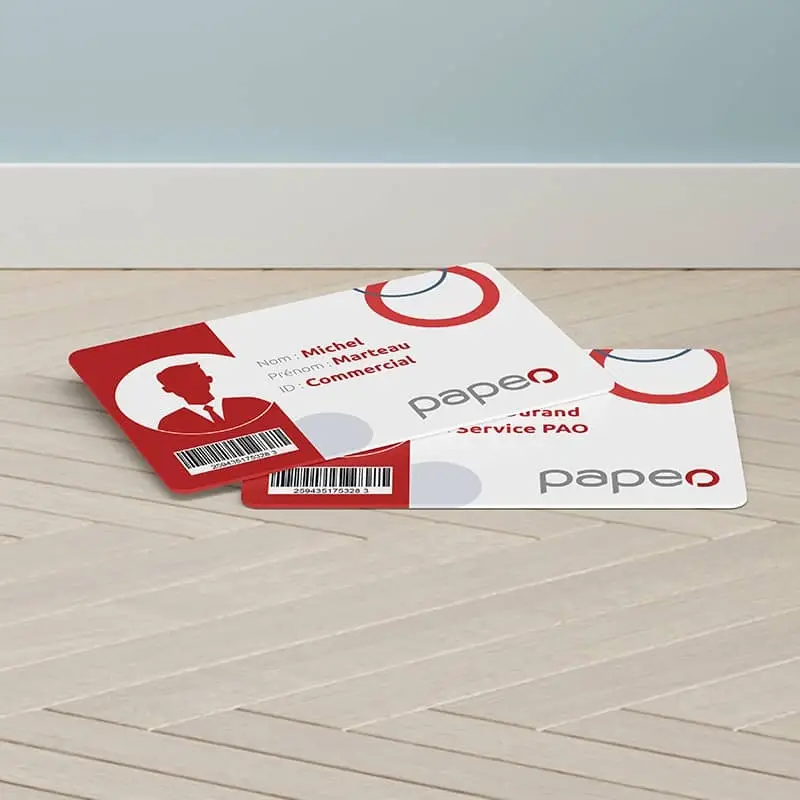 carte pvc recto verso imprimante