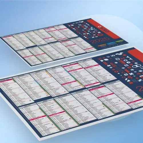 Calendrier carton personnalisable