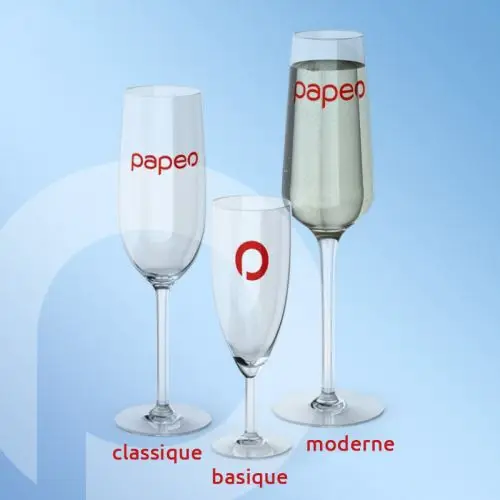 Flute à champagne personnalisée