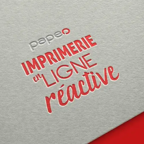 Flyer letter press personnalisé pas cher