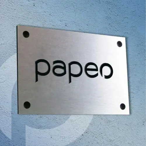 Impression de plaques en aluminium
