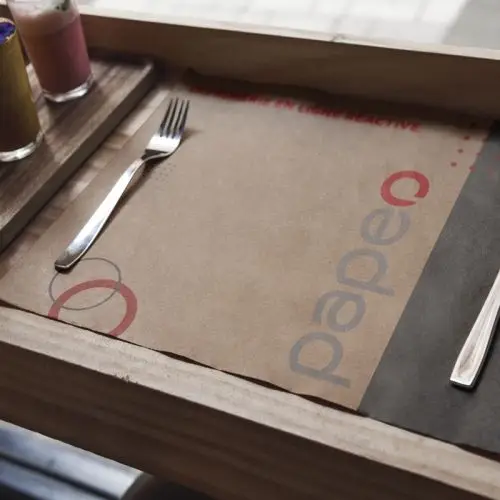 Set de table en papier kraft