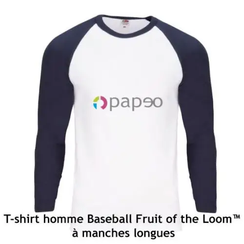 Impression tee-shirt manches longues pour homme