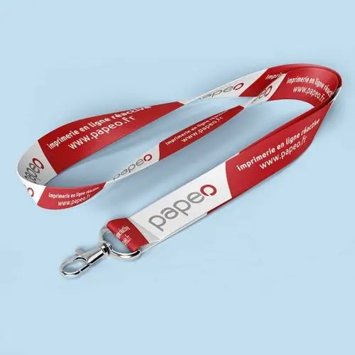 sérigraphie tour de cou objet publicitaires couleur personnalisable