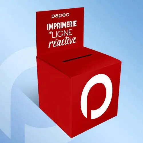 Urne personnalisée pour élections et scrutins 