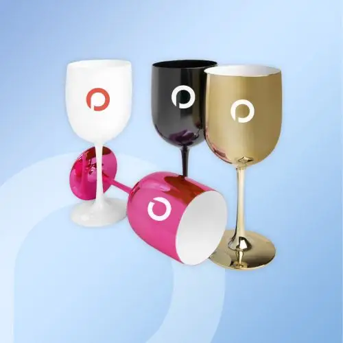 Verre à vin en plastique personnalisé