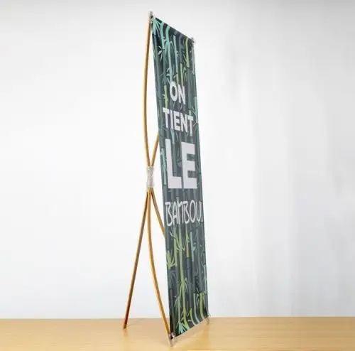 X Banner en bambou