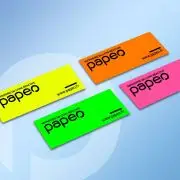 Autocollant fluo
