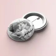 Badge bouton pour mariage