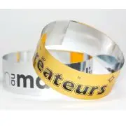 Bracelet de contrôle métallisé