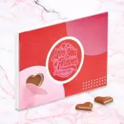 Coffret coeur en chocolat
