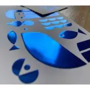 Dépliant dorure à chaud + vernis 3D