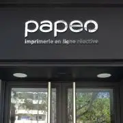 Lettre & logo miroir