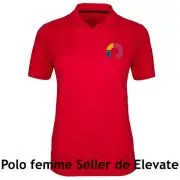 Polo manches courtes pour femme