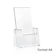 Porte-prospectus en plastique