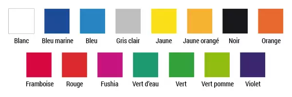 couleur lettres découpées plexi