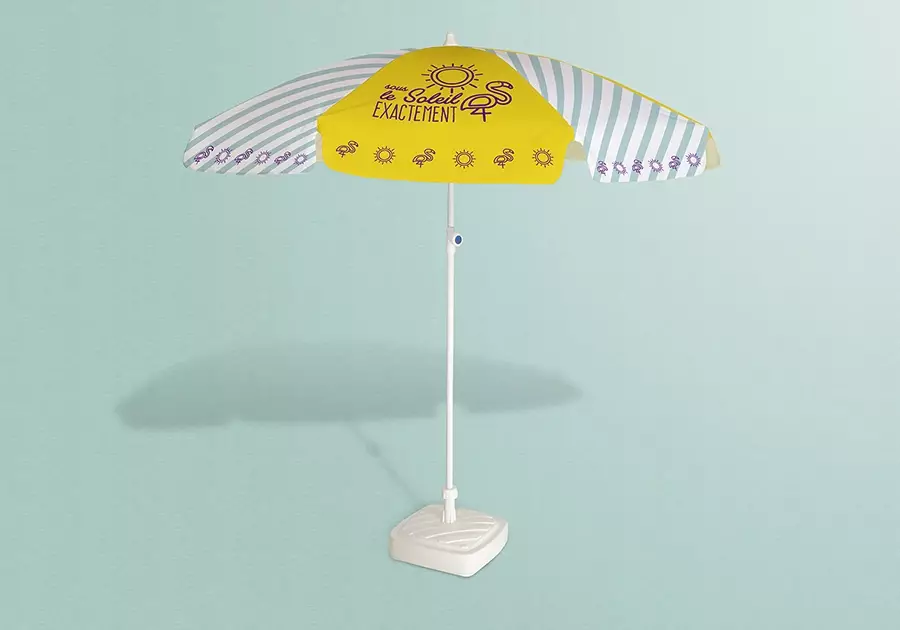 Impression parasol publicitaire