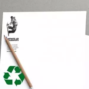 Impression sur papier recyclé