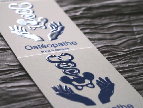 Impression cartes vernis 3D pelliculage soft touch