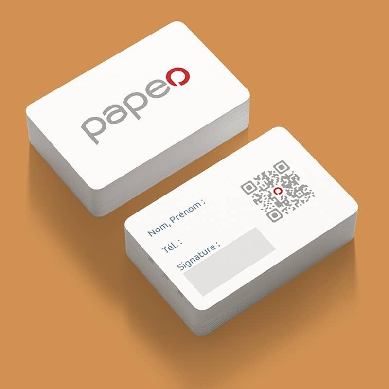 Nouveau : cartes PVC en données variables : Code à barres, numérotations, photos...